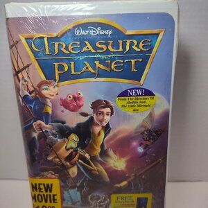 Treasure Planet (VHS, 2003) Disney NEW Sealed Rare OOP - Clamshell Minor Damage